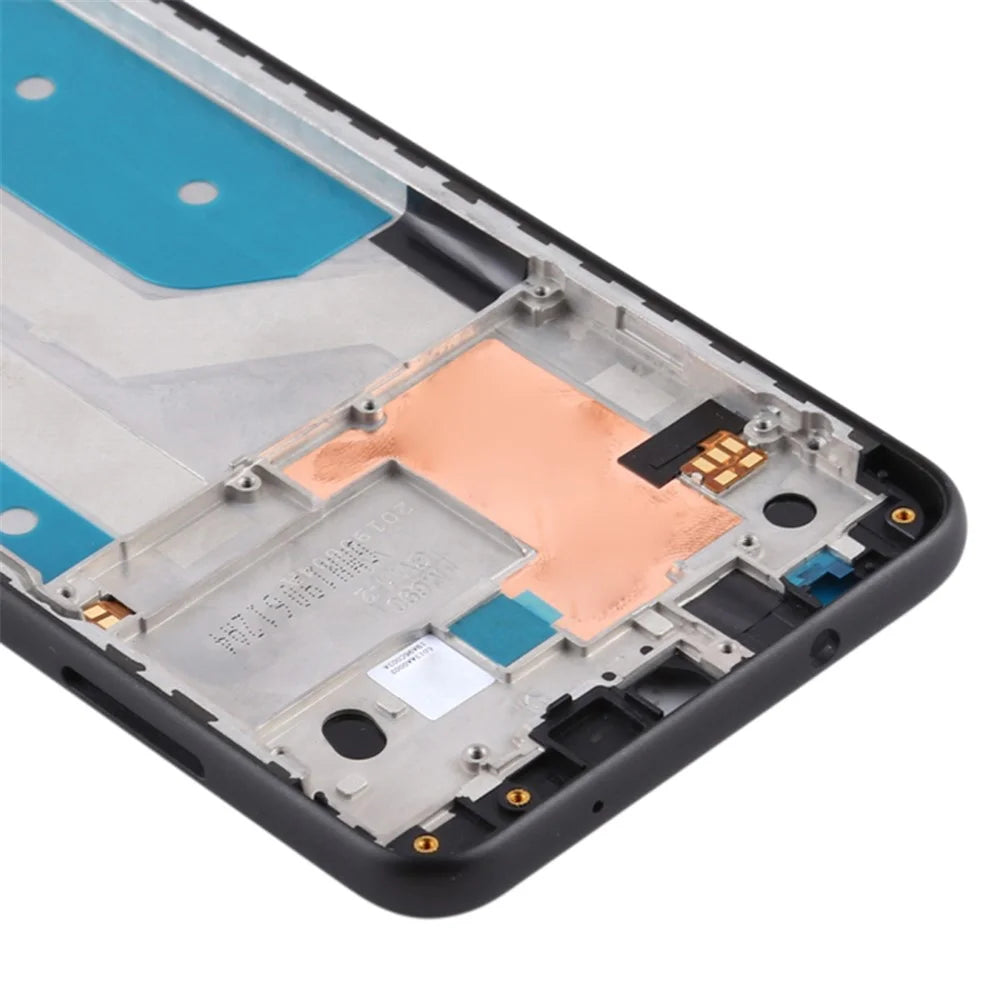 For Nokia 6.2 OEM Middle Plate Frame Spare Part Replacement (without Logo) - Black - 4