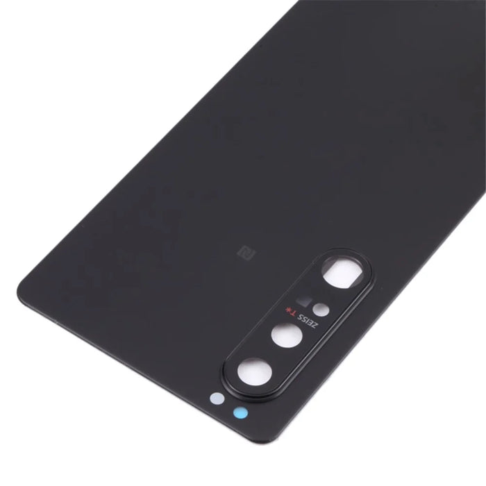 For Sony Xperia 1 III 5G OEM Battery Housing with Adhesive Sticker + Camera Lens Cover - Black - 4