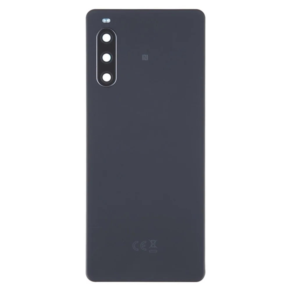 For Sony Xperia 10 IV 5G OEM Battery Housing with Adhesive Sticker + Camera Lens Cover - Black - 2