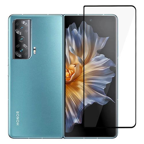 For Honor Magic Vs 5G Full Coverage Screen Protector Side Glue 3D Curved Tempered Glass Film - 1