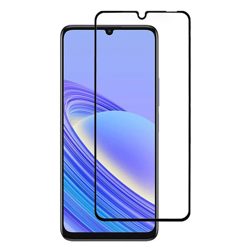 For TCL 40 SE Full Coverage Screen Protector HD Clear Silk Printing Tempered Glass Film Full Glue - 1