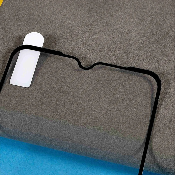 For Nokia C22 Full Glue Screen Protector Anti-explosion Tempered Glass Silk Printing Clear Film - 4