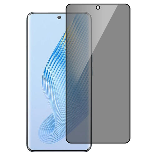 For Honor Magic5 Silicon Carbide Anti-spy Phone Screen Protector Anti-explosion Curved Full Screen Film - 1