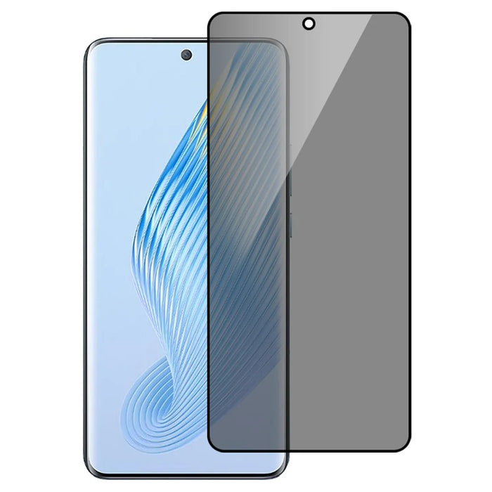 For Honor Magic5 Silicon Carbide Anti-spy Phone Screen Protector Anti-explosion Curved Full Screen Film - 1