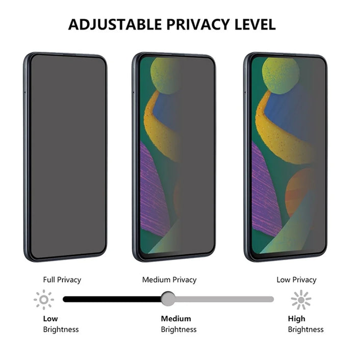 For Honor Magic5 Silicon Carbide Anti-spy Phone Screen Protector Anti-explosion Curved Full Screen Film - 5