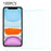 100Pcs For iPhone 11 6.1 inch Screen Film HD Clear Tempered Glass Screen Protector (No Package, with Wipes Set, Dust-absorber, Guide Sticker) - 1