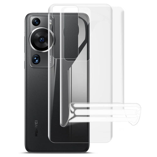 IMAK 2Pcs  /  Set For Huawei P60 / P60 Pro Hydrogel Film III TPU Back Film HD Clear Phone Back Protector - 1