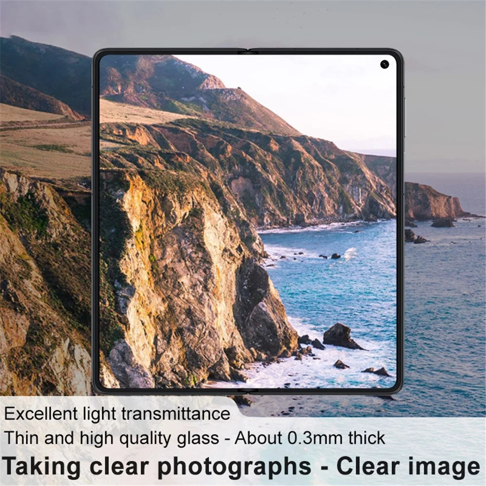 IMAK 2Pcs / Set For Huawei Mate X3 5G Transparent Rear Camera Lens Protector Tempered Glass Film - 7
