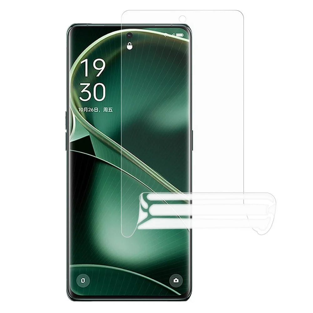 Phone Screen Protector for Oppo Find X6 , Full Screen Ultra Clear Anti-Scratch Soft Hydrogel TPU Screen Film - 1