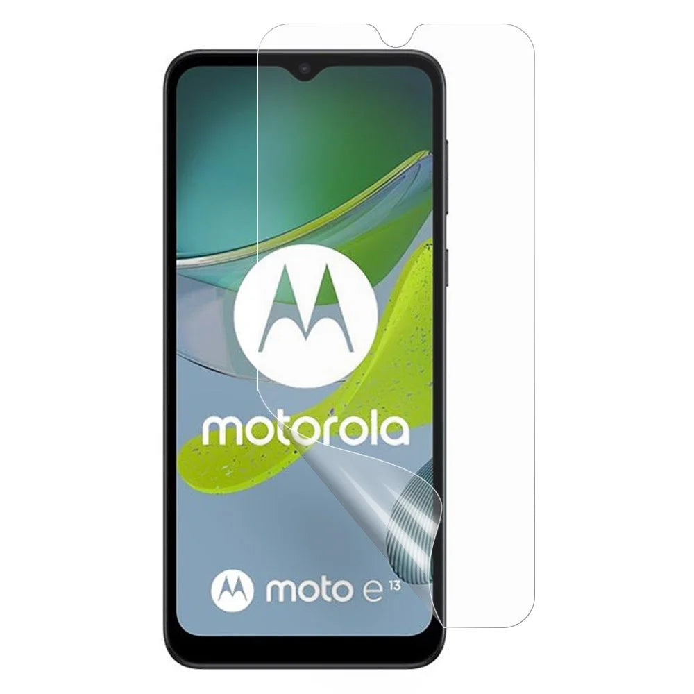 For Motorola Moto E13 4G Soft PET Screen Protector Ultra Clear Scratch-resistant Phone Screen Film - 1