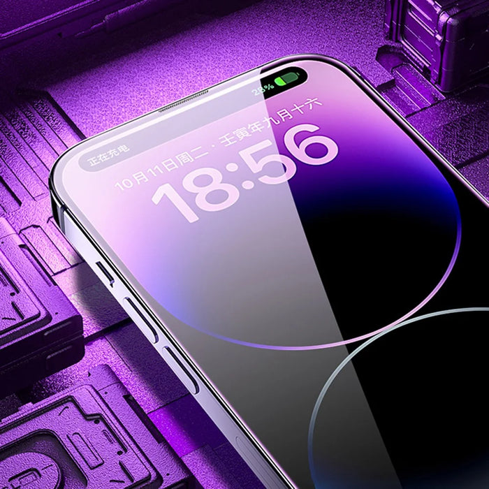 WEKOME For iPhone 14 Pro Max Anti-Scratch Cellphone Screen Film 9D Curved Corning Gorilla Glass Screen Protector - 5