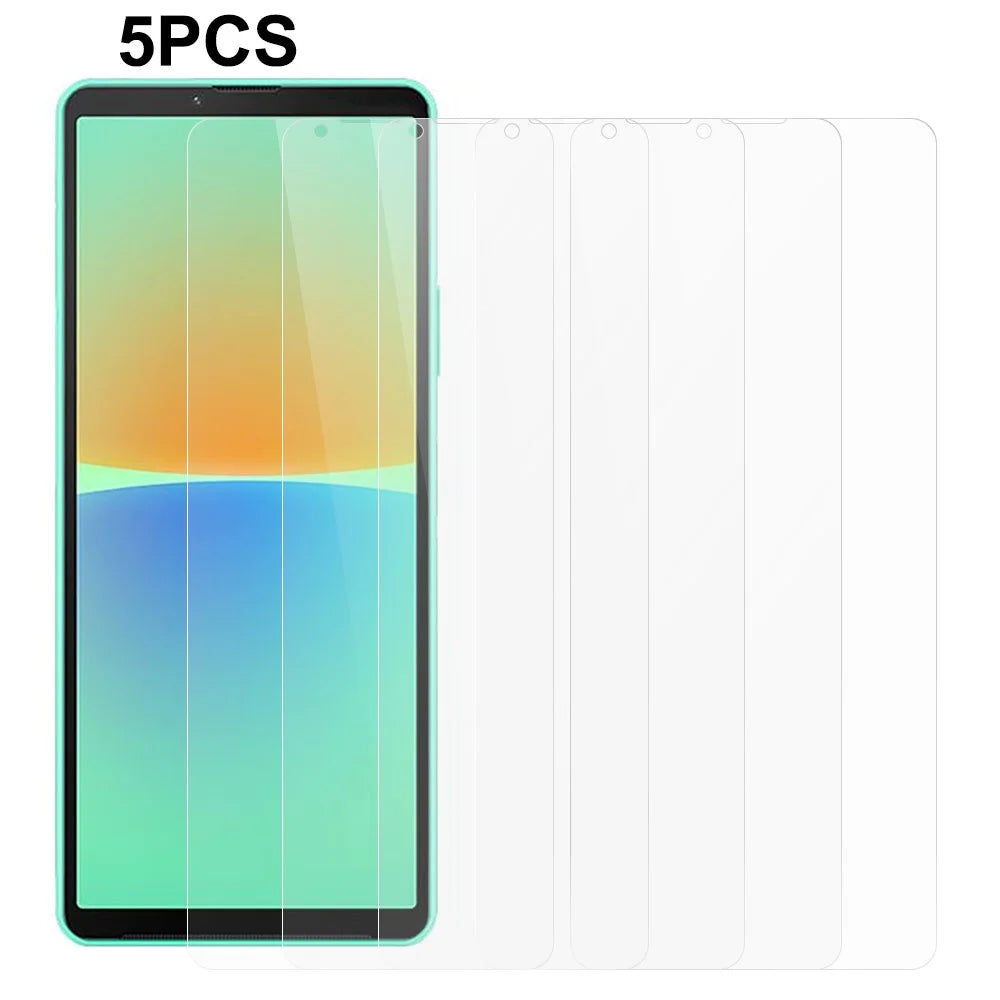 5Pcs / Pack Screen Protector for Sony Xperia 10 IV 5G , 9H Hardness 0.3mm 2.5D Tempered Glass Protective Film - 1