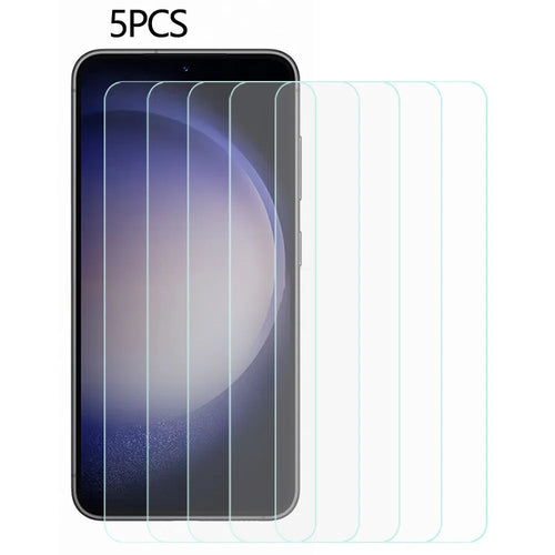 5PCS For Samsung Galaxy A24 4G (162.1 x 77.6 x 8.3mm) Shockproof Phone Screen Film 0.3mm 2.5D Arc Tempered Glass Screen Protector - 1