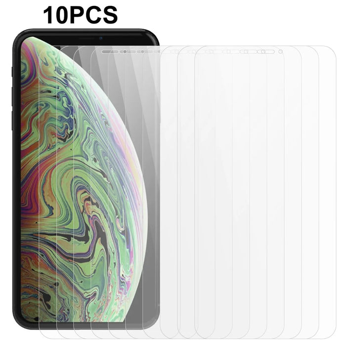 10Pcs / Pack for iPhone XR 6.1 inch 2.5D Screen Protector 0.3mm High Clear Tempered Glass Shatterproof Film - 1