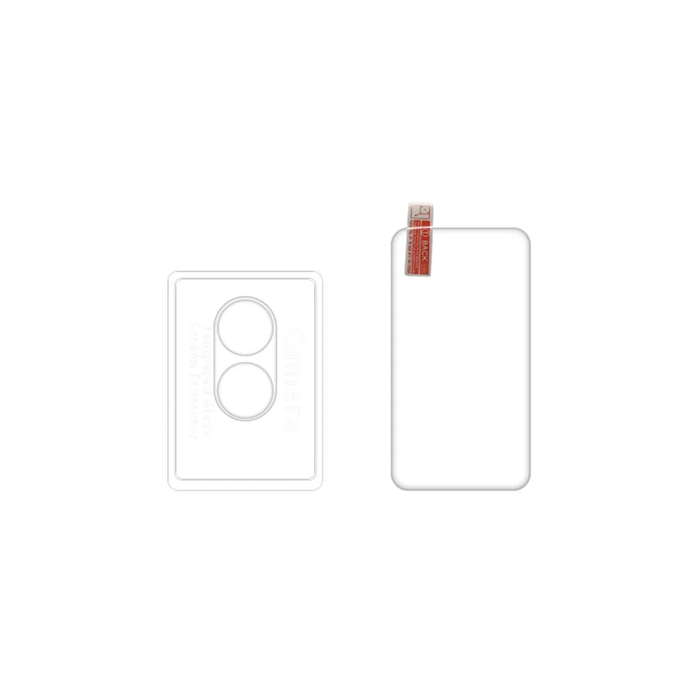 RURIHAI For Oppo Find N2 Flip 5G 3D Camera Lens Protector High Aluminum-silicon Glass Film + Small Rear Screen Protector - 2