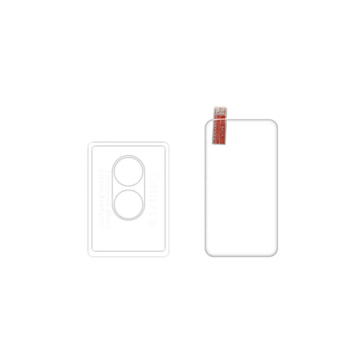 RURIHAI For Oppo Find N2 Flip 5G 3D Camera Lens Protector High Aluminum-silicon Glass Film + Small Rear Screen Protector - 2