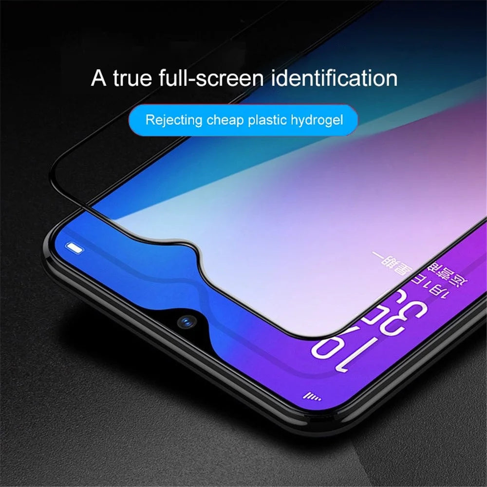 9D Side Glue Phone Screen Protector for Samsung Galaxy A54 5G , Silk Printing Tempered Glass Full Coverage Film - 4