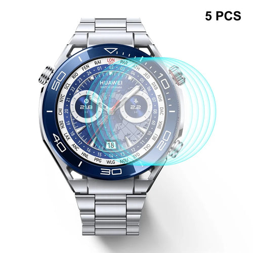 ENKAY HAT PRINCE 5PCS Screen Protector For Huawei Watch Ultimate 9H High Aluminum-silicon Glass Protection Film - 1