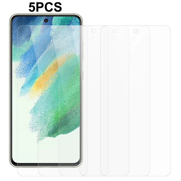 5Pcs / Set for Samsung Galaxy S21 FE 5G 2.5D 0.3mm Screen Protector Anti-scratch Tempered Glass Film - 1