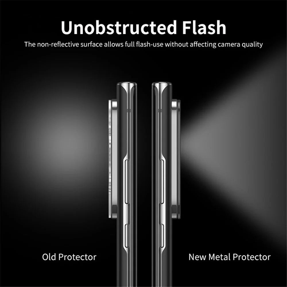 ENKAY HAT PRINCE For Samsung Galaxy S23 Ultra Phone Rear Lens Protector Aluminum Alloy Lens Protector Frame - Black - 3