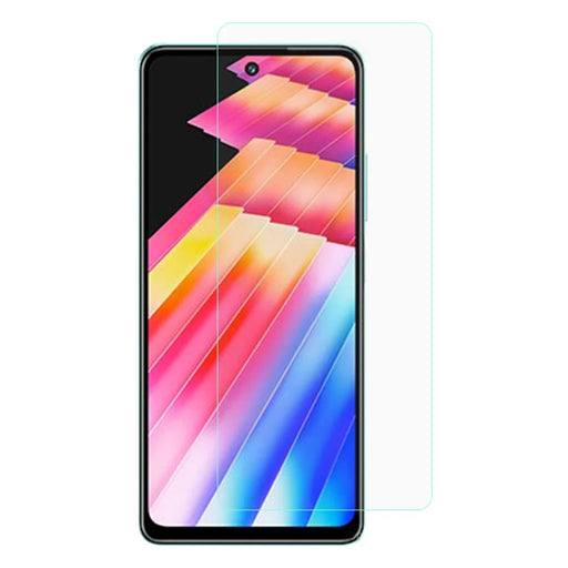 For Infinix Hot 30 Anti-Dust Tempered Glass Phone Screen Protector 0.3mm Arc Edge Screen Film - 1