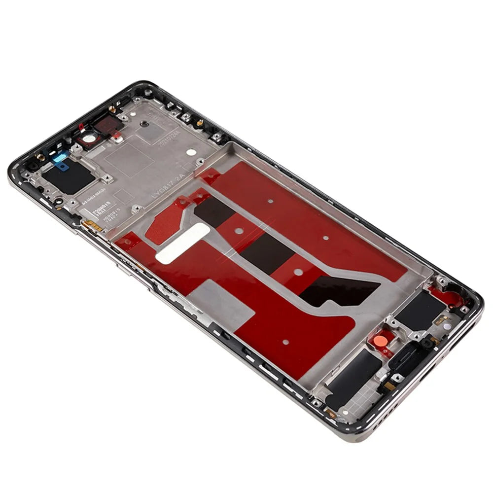 For Honor 50 5G OEM Front Housing Frame Phone Replacement Part (without Logo) - Gold - 4