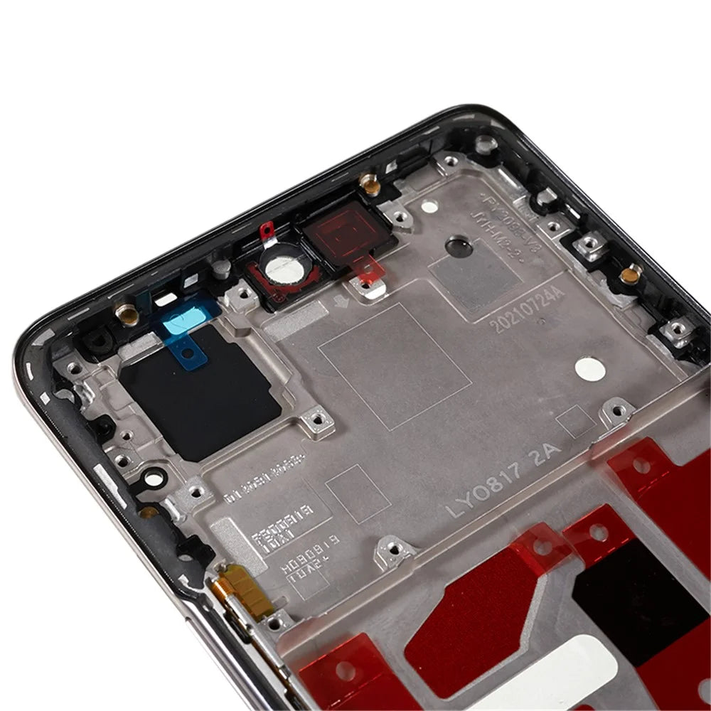 For Honor 50 5G OEM Front Housing Frame Phone Replacement Part (without Logo) - Gold - 6