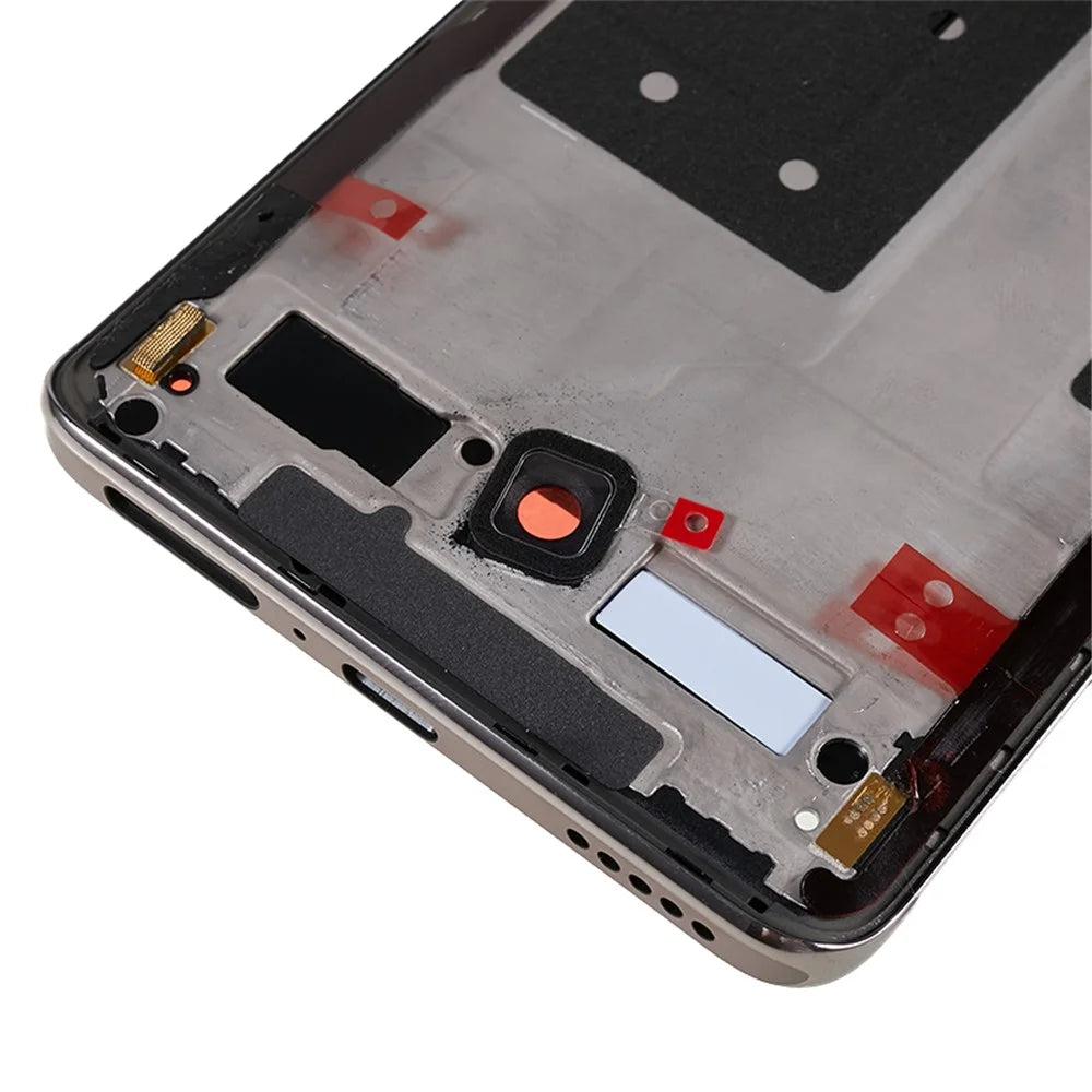 For Honor 50 5G OEM Front Housing Frame Phone Replacement Part (without Logo) - Gold - 7