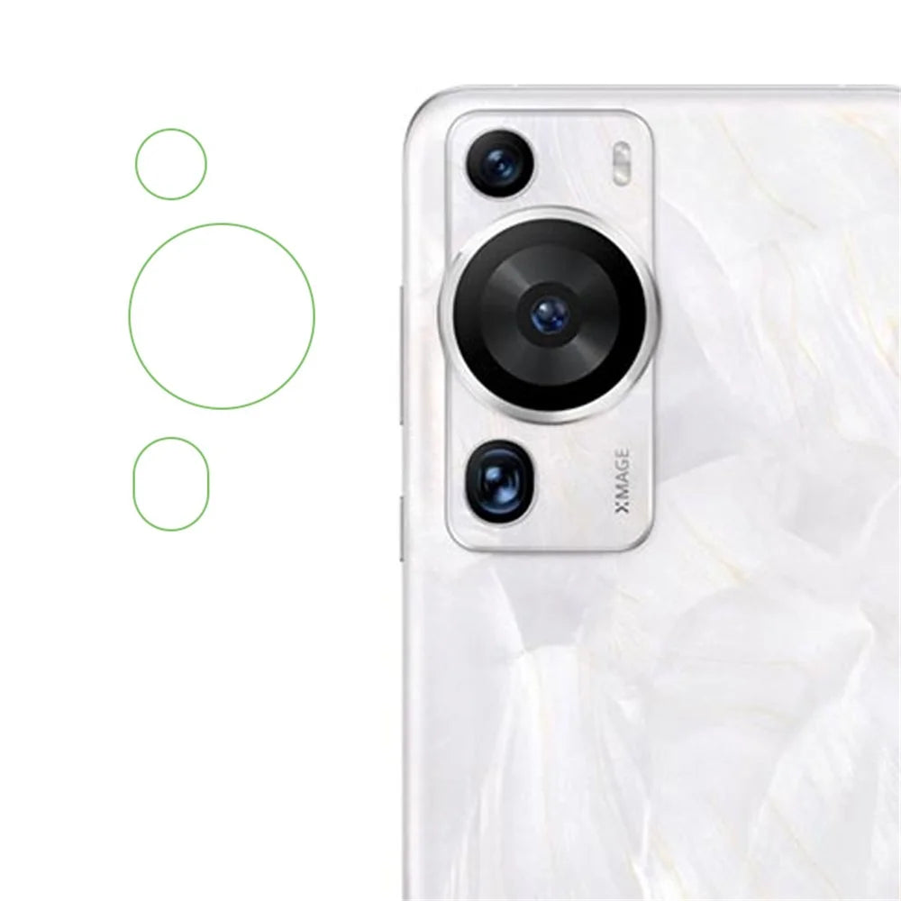 For Huawei P60 Pro Rear Camera Lens Protector Ultra Clear Soft Soda-Lime Glass Anti-Explosion Lens Film - 1