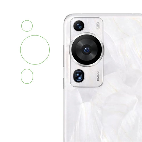 For Huawei P60 Pro Rear Camera Lens Protector Ultra Clear Soft Soda-Lime Glass Anti-Explosion Lens Film - 1