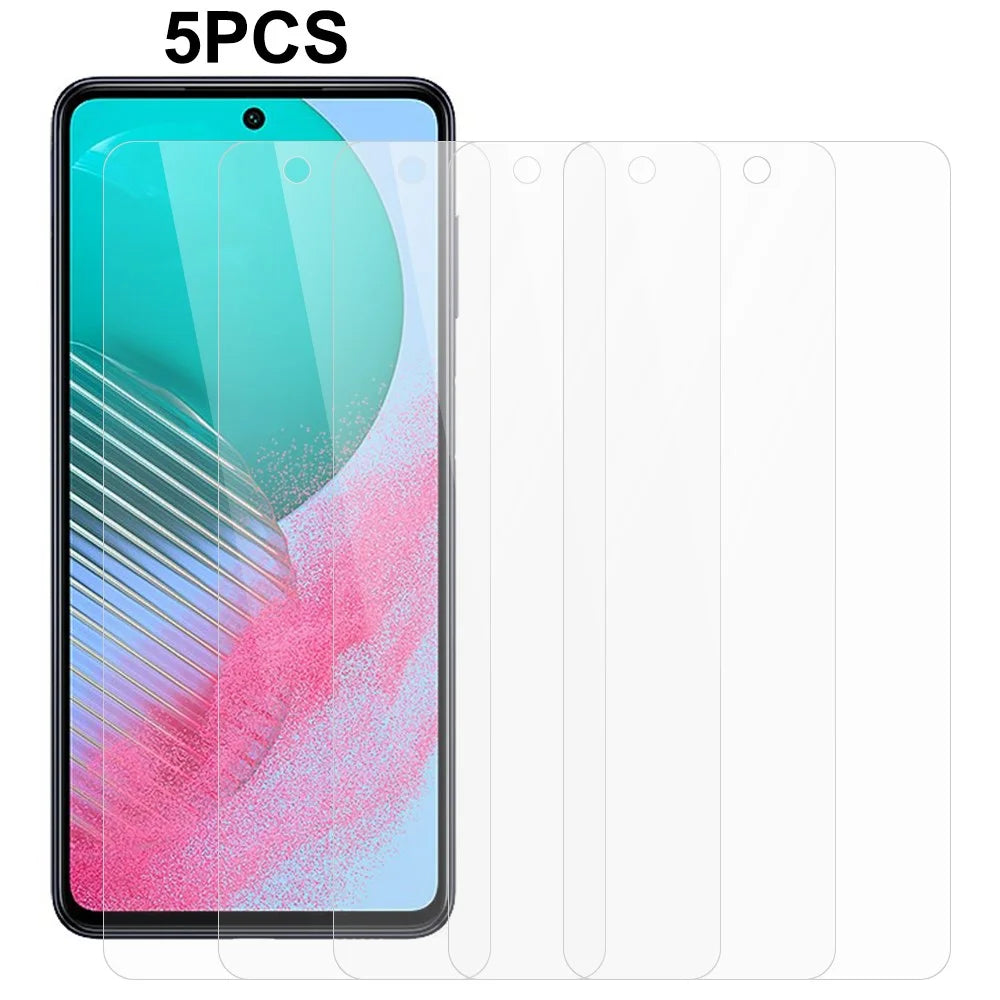 5PCS For Samsung Galaxy M54 5G / F54 5G 0.3mm 2.5D Tempered Glass Screen Protector Phone Screen Film - 1
