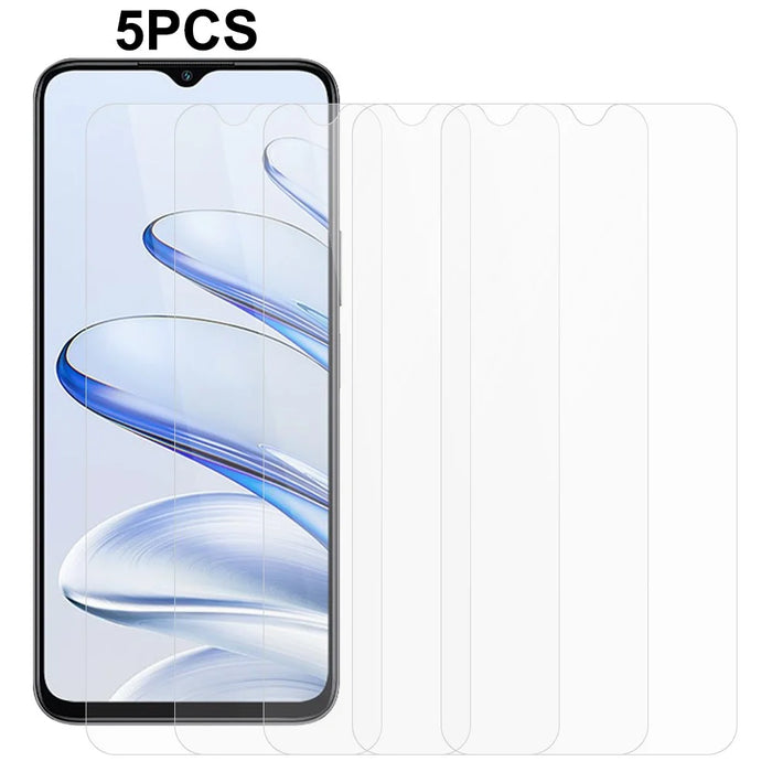 5PCS For Honor 70 Lite 5G Tempered Glass Screen Protector 0.3mm 2.5D Anti-explosion Phone Screen Film - 1