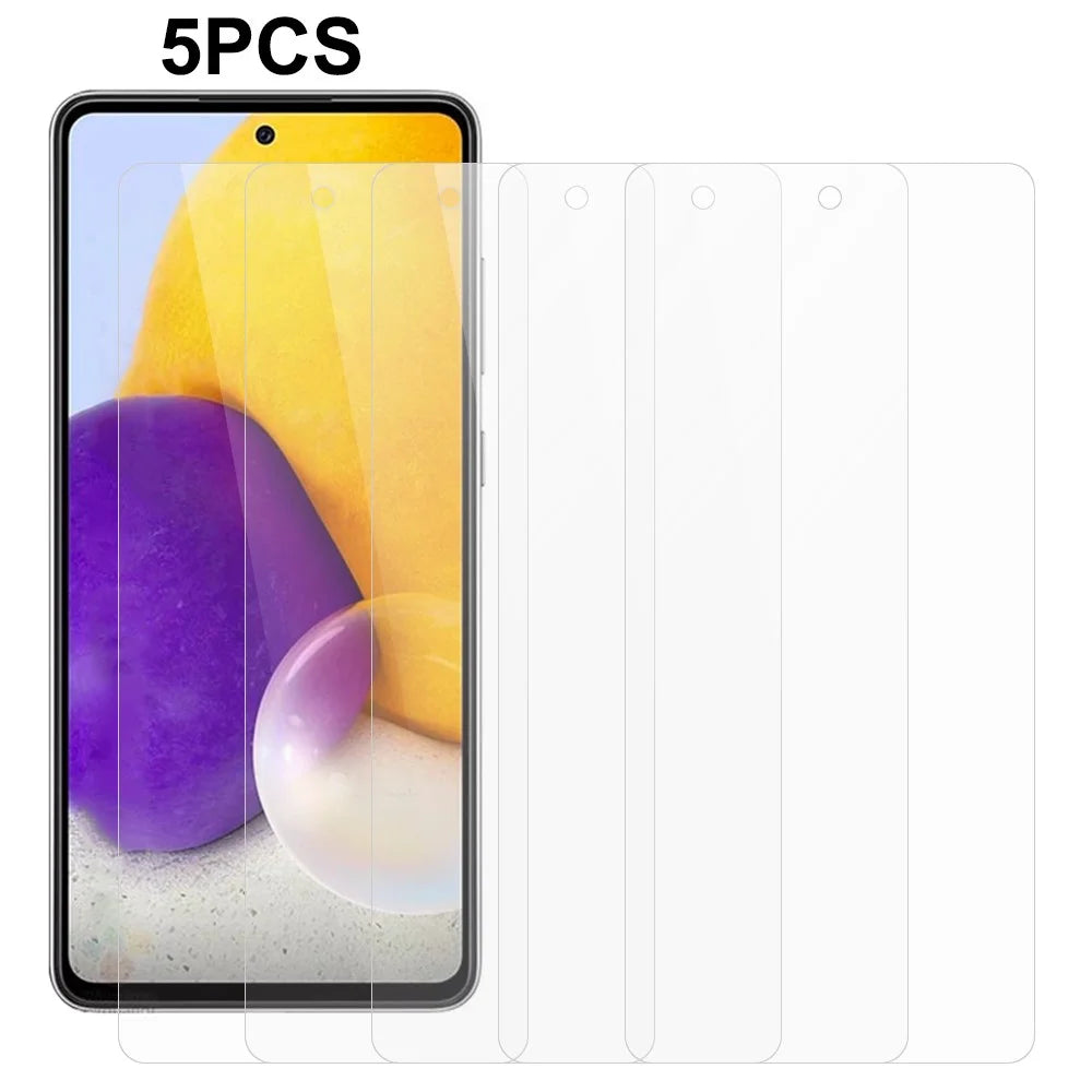 5PCS For Samsung Galaxy A72 5G / 4G Tempered Glass Screen Protector 0.3mm 2.5D Phone Screen Film - 1