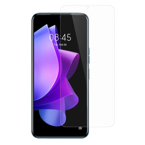For TECNO Pop 7 Tempered Glass Screen Film 0.3mm Arc Edge Anti-Explosion Phone Screen Protector - 1