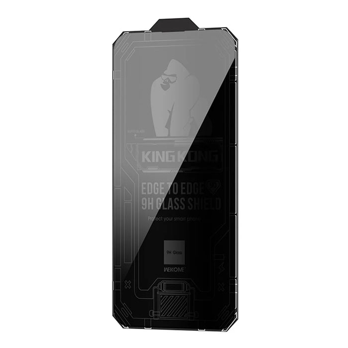 WEKOME King Kong Vacha Series For iPhone 13 / 13 Pro / 14 Anti-Spy High Aluminum-silicon Glass Screen Protector 9D Curved Screen Film - 1