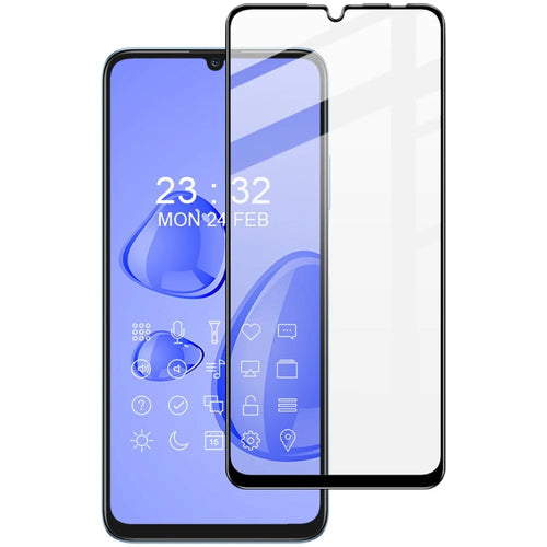 IMAK Pro+ Series for Honor X7a 4G Tempered Glass Screen Protector Anti-Dust 9H Hardness HD Full Screen Film - 1