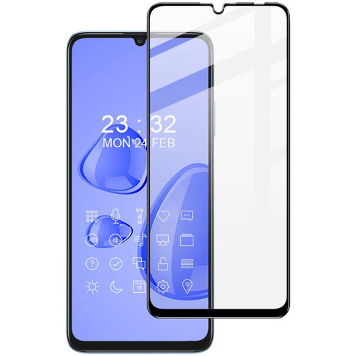 IMAK Pro+ Series for Honor X7a 4G Tempered Glass Screen Protector Anti-Dust 9H Hardness HD Full Screen Film - 1