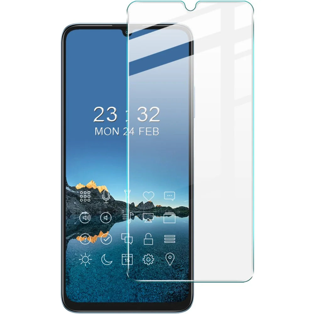 IMAK H Series Tempered Glass Screen Film for Honor X7a 4G Scratch-Proof Ultra Clear Phone Screen Protector - 1