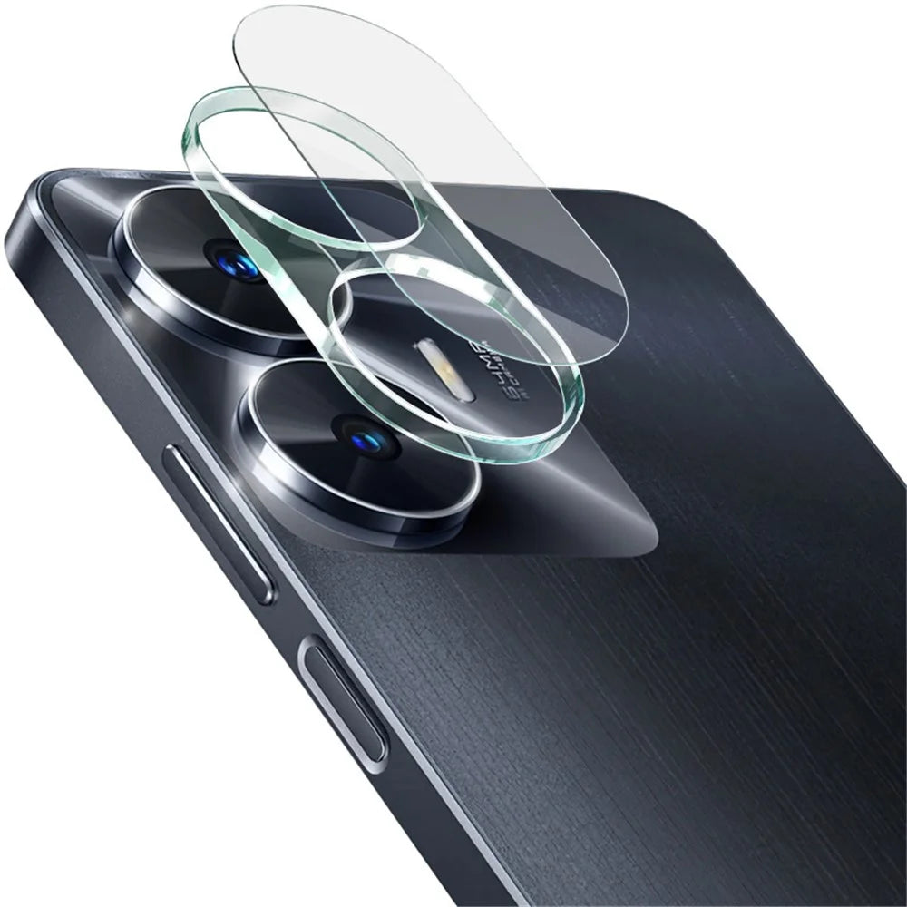 IMAK For Realme C55 Fingerprint Free Integrated Lens Film Tempered Glass Protector Acrylic Lens Cap - 1