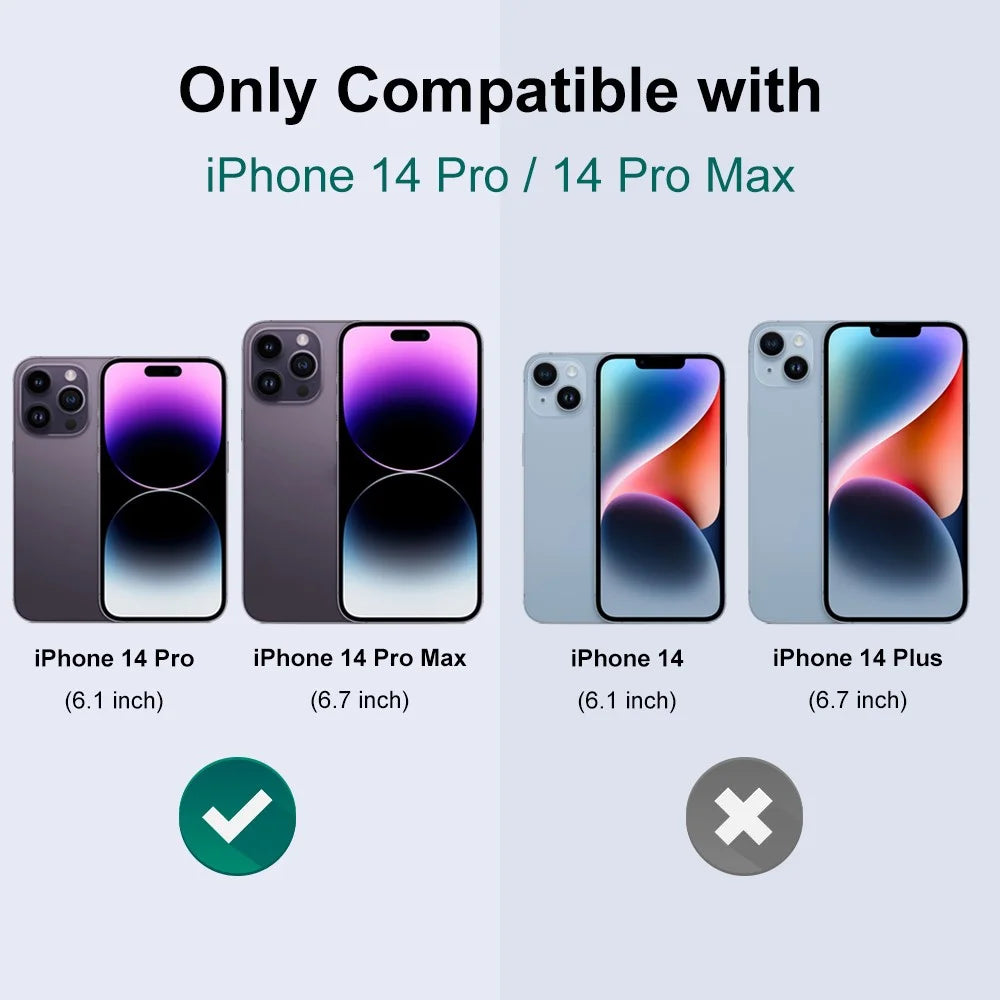NORTHJO 1 Set For iPhone 14 Pro Max / 14 Pro Camera Lens Protector Tempered Glass+CD Vein Metal Ring Rear Lens Film - Black - 3