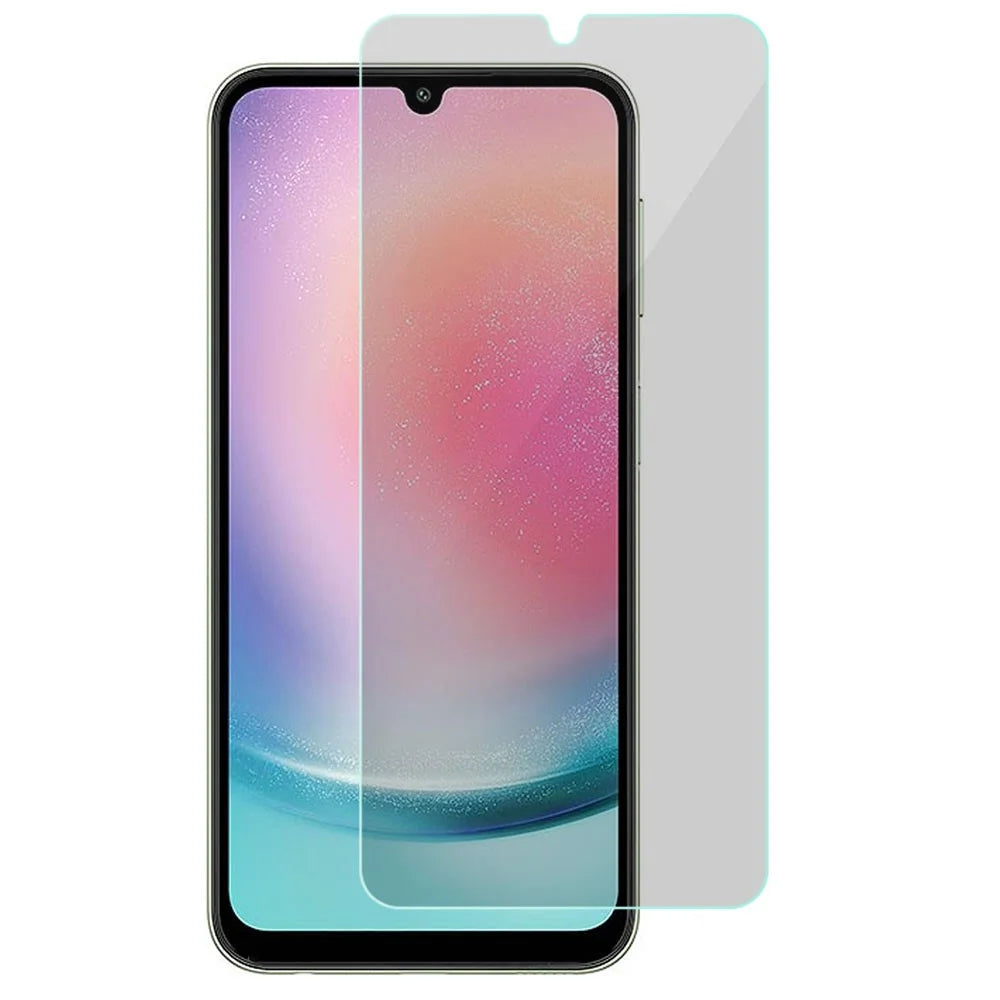 For Samsung Galaxy A24 4G (162.1 x 77.6 x 8.3mm) Anti-Scratch Screen Protector, Full Coverage Anti-Peep Tempered Glass Film - 1