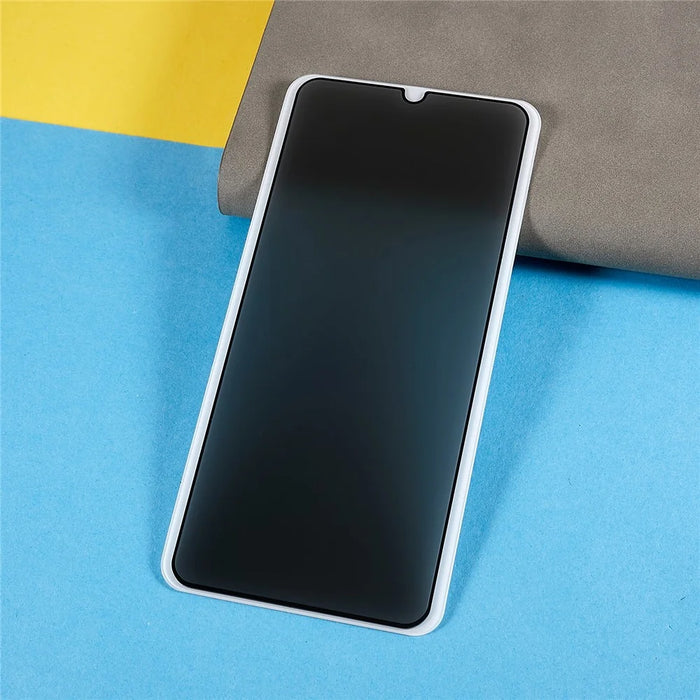 Anti-Spy Screen Protector for Samsung Galaxy A14 4G / 5G / A22 5G (EU Version) Silk Printing Full Glue Tempered Glass Full Coverage Film - 4