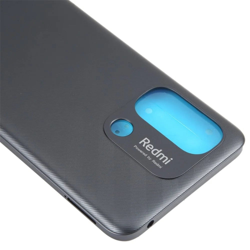 For Xiaomi Redmi 12C 4G OEM Rear Housing Back Cover Replacement - Black - 4