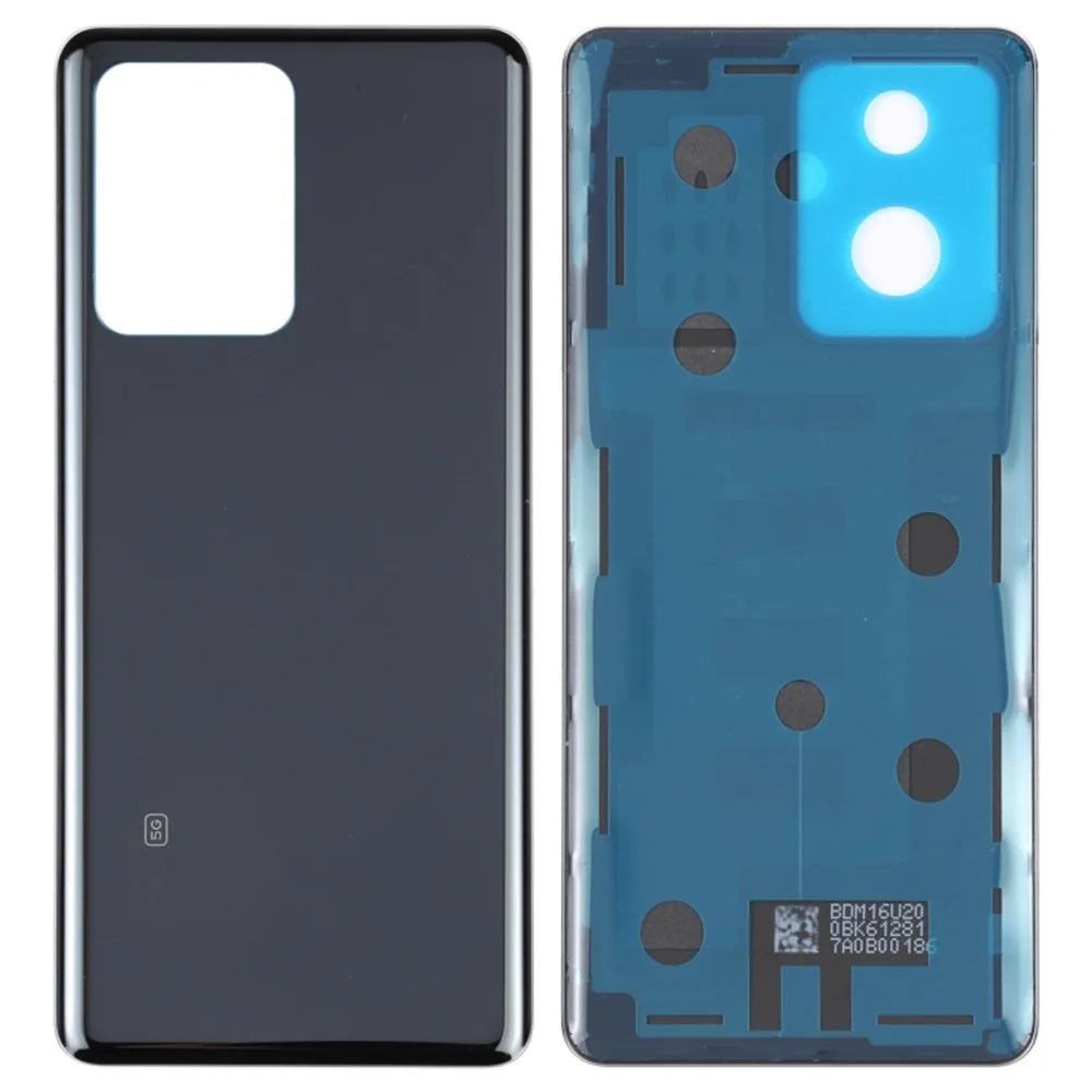 For Xiaomi Redmi Note 12 Pro+ 5G / Note 12 Explorer 5G (Discovery Edition) OEM Rear Housing Back Cover Replacement - Black - 1
