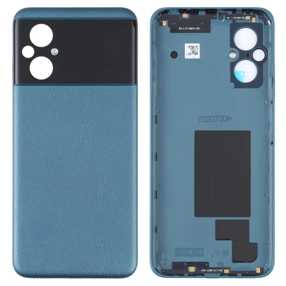 For Xiaomi Poco M5 4G / Poco M5 (India) 4G OEM Rear Housing Back Cover Replacement - Blue - 1