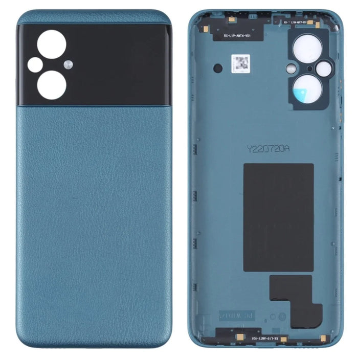 For Xiaomi Poco M5 4G / Poco M5 (India) 4G OEM Rear Housing Back Cover Replacement - Blue - 1