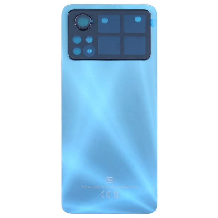 For Xiaomi Poco X4 Pro 5G OEM Phone Housing Back Cover Replacement (without Lens) - Blue - 2