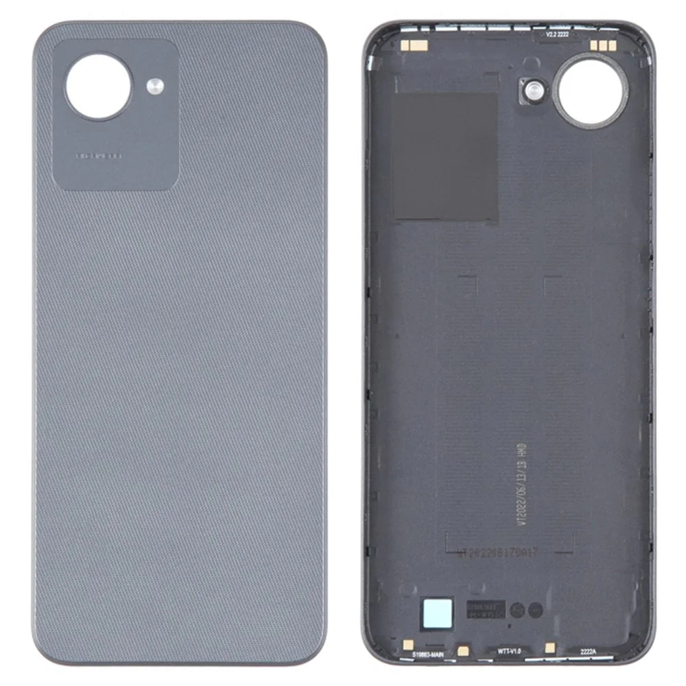 For Realme C30 OEM Cell Phone Rear Housing Back Cover Replacement Parts - Grey - 1