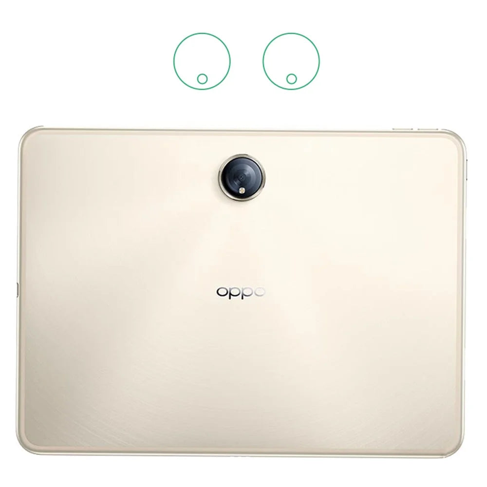 2Pcs / Set For Oppo Pad 2 Tempered Glass Camera Lens Protector 3D Arc Edge Clear Back Camera Lens Film - 1