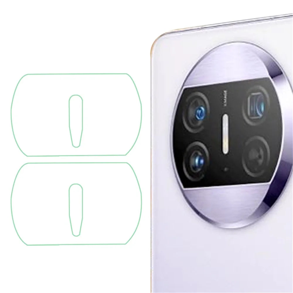 2Pcs / Set For Huawei Mate X3 5G Shockproof Tempered Glass Phone Rear Lens Film with 2.5D Arc Edge - 1
